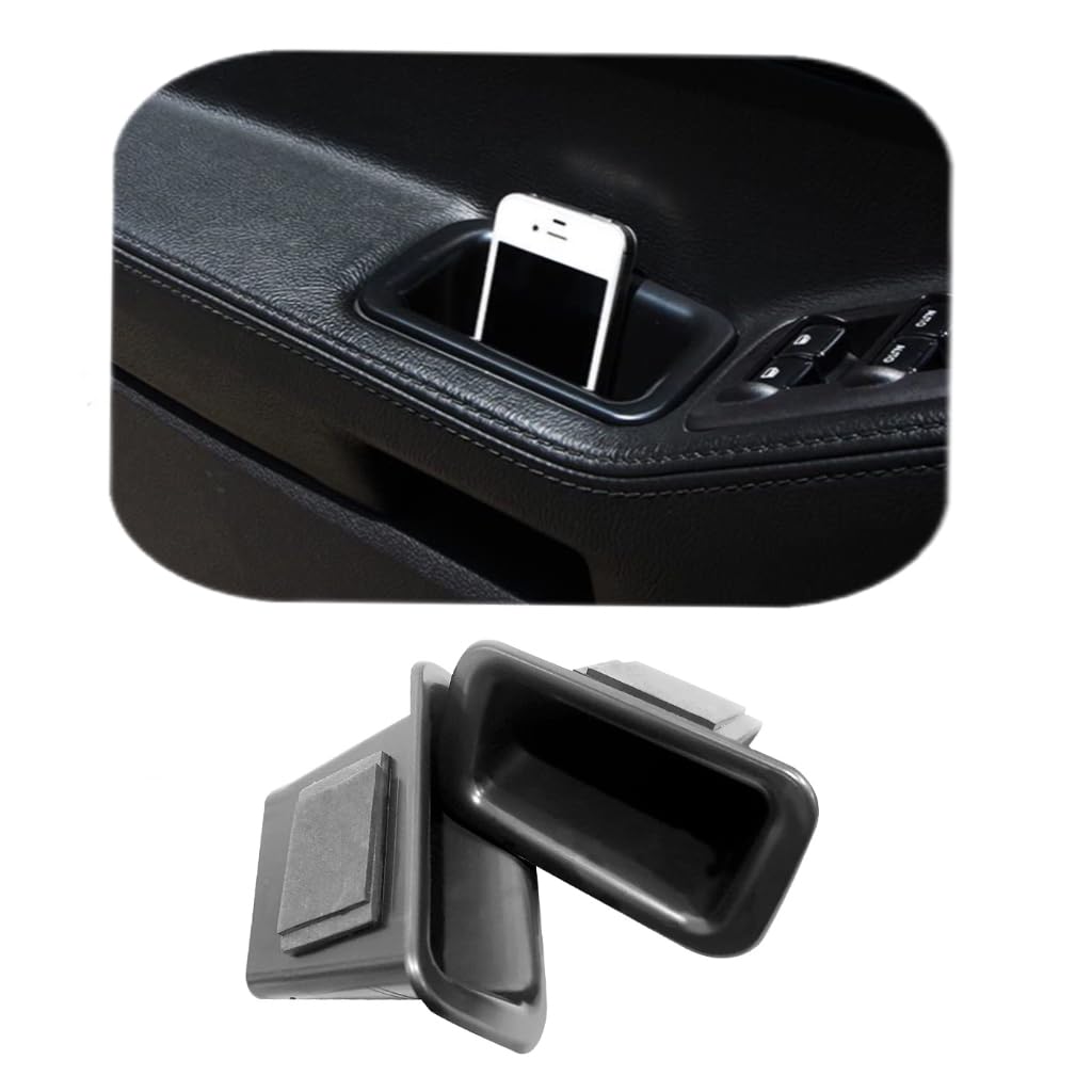 Vesul Front Row Door Organizer Compatible With Ford Explorer 2011 2012 2013 2014 2015 Armrest Storage Tray Phone Container Handl