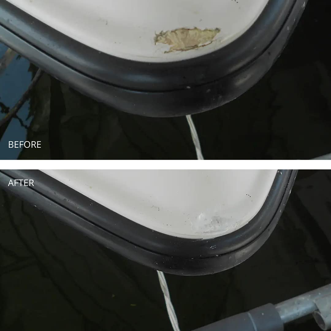 Magicezy 9 Second Chip Fix - (Oyster White) - All-In-One Fiberglass Repair Filler For Boats And Fiberglass Gelcoat - Strong Mari