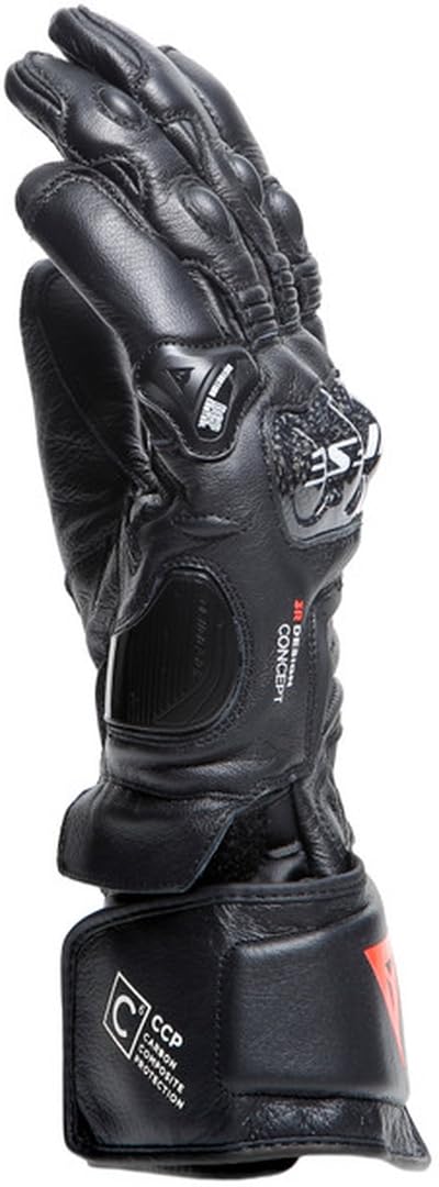 Dainese 201815957-691-Xl Carbon 4 Long Leather Gloves Black/Black/Black - Xl