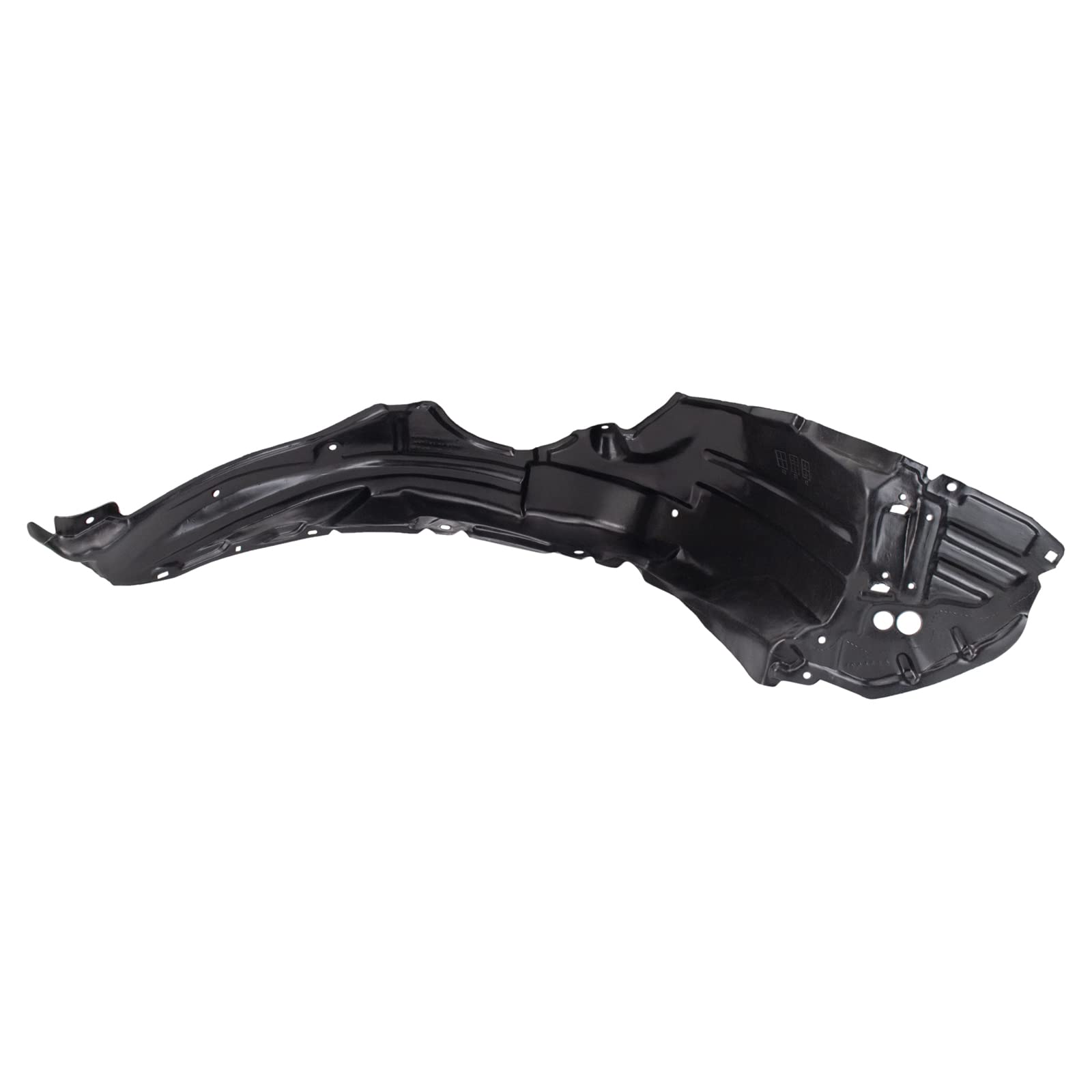 Trq Inner Fender Liner Set Compatible With 2012-2014 Toyota Yaris To1248168 To1249168