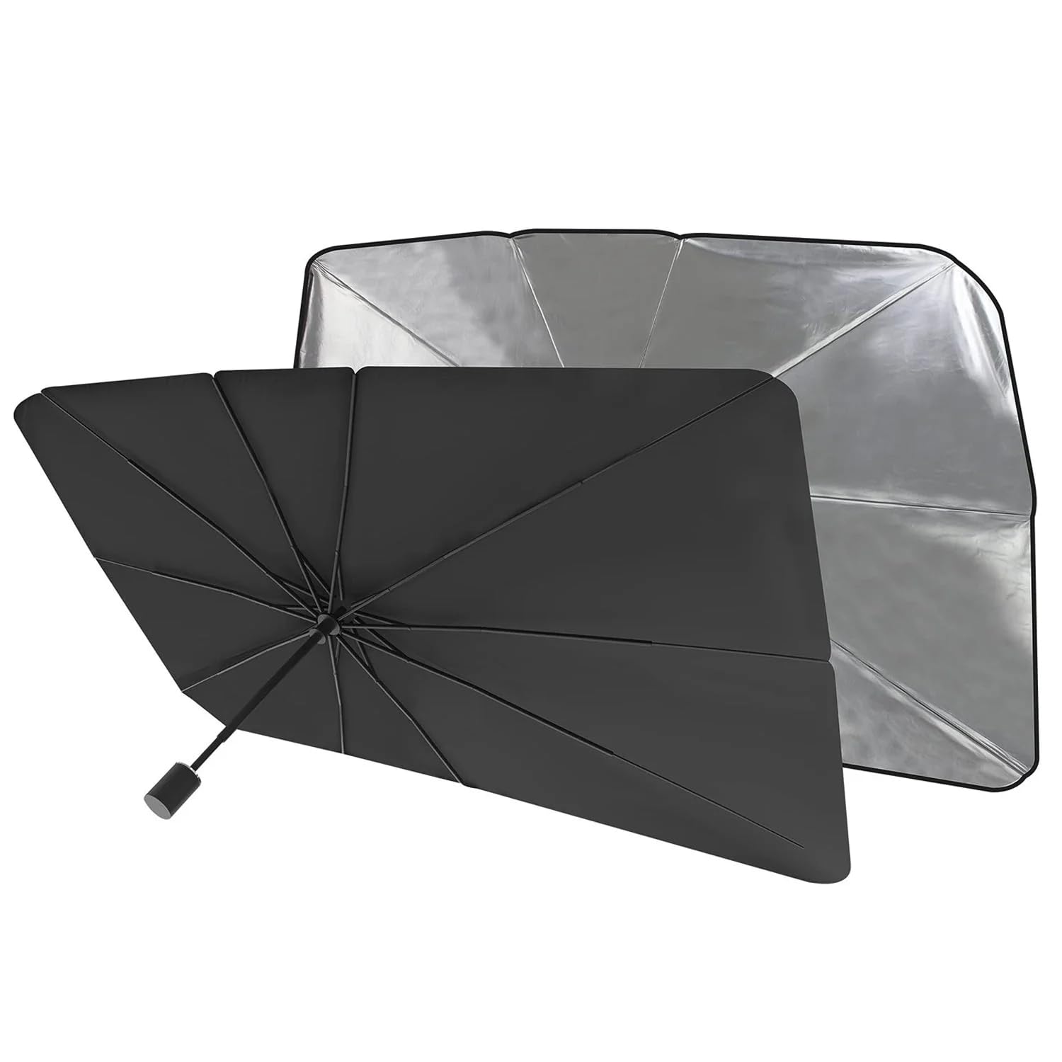 Foldable Car Windshield Sunshade Umbrella  UV Heat Reflective Front Window Sun Shade, Portable Auto Sun Protection Cover for Ca