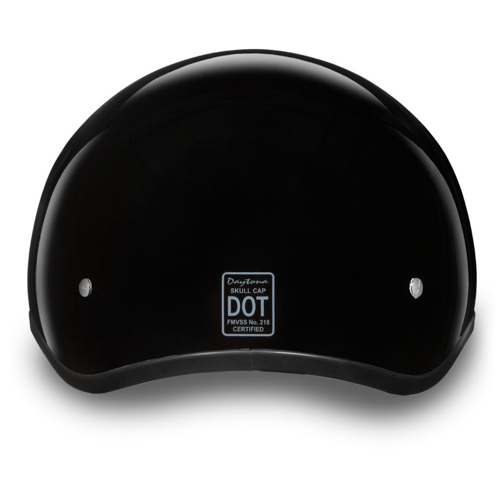 Daytona Helmets Motorcycle Half Helmet Skull Cap- Barbed Wire Heart 100% Dot Approved