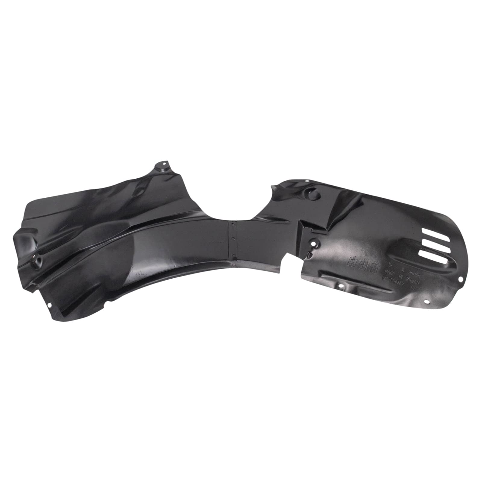Trq Inner Fender Liner Set Compatible With 2011-2013 Ford Fiesta Fo1248153 Fo1249153
