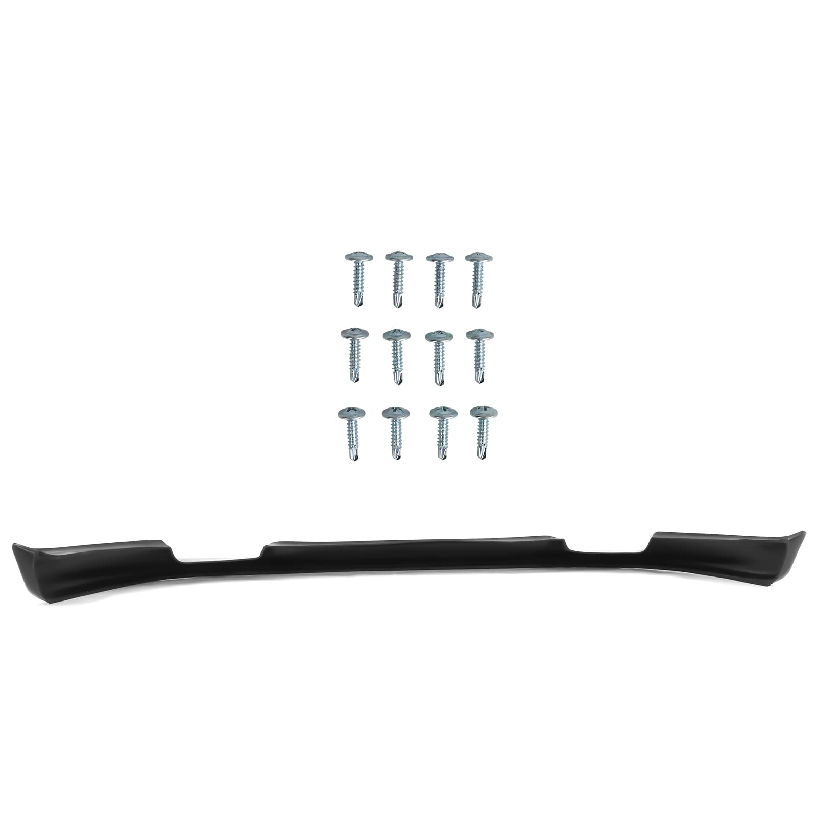 Front Bumper Lip Compatible with 1990-1997 Mazda Miata MX-5 All Models Type GV Style Black Spoiler Splitter Valance Fascia Cover