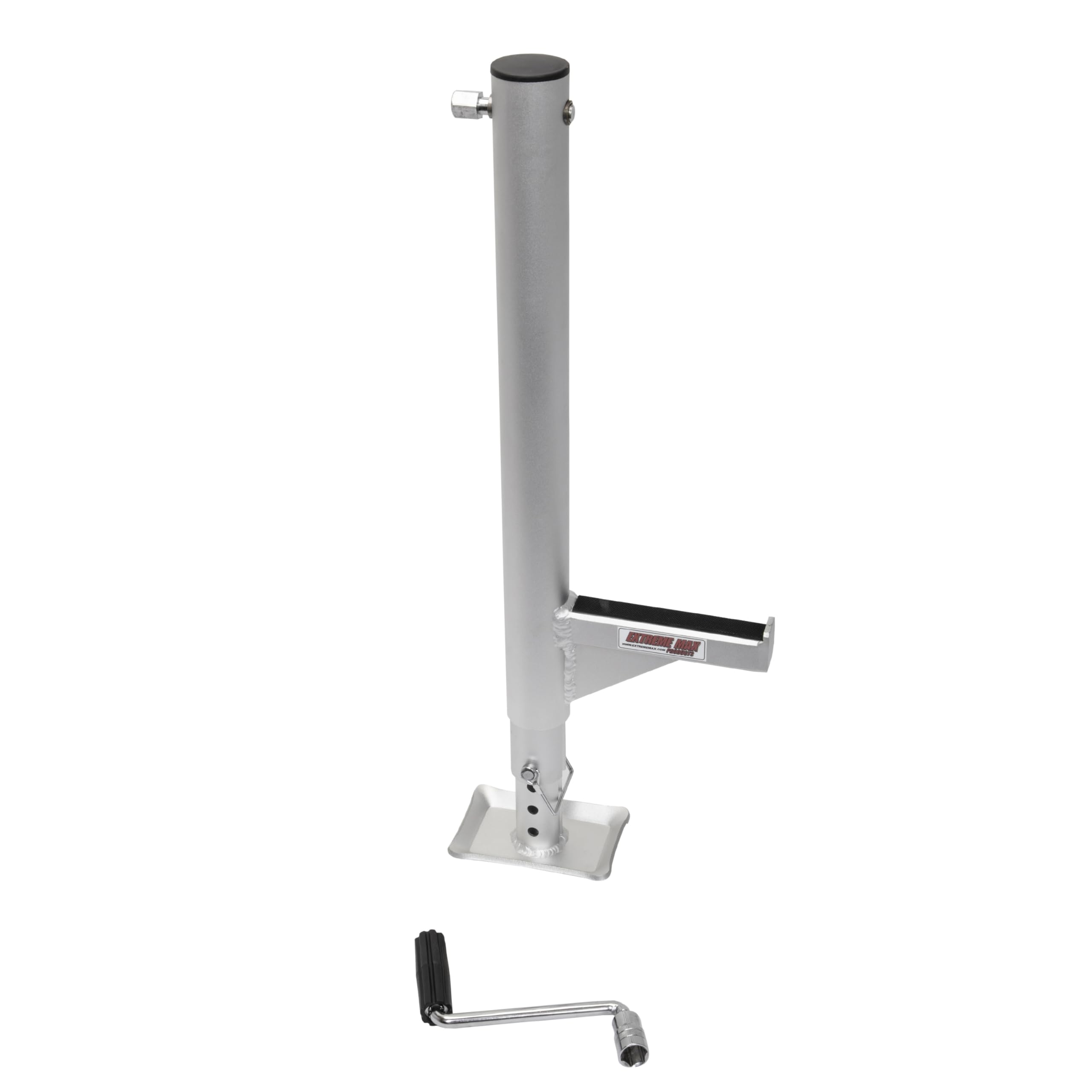 Extreme Max Heavy-Duty ATV/UTV Field Jack, 2500 lbs Capacity, 26" to 36" Range, Aluminum, Silver, Model 5001.6345