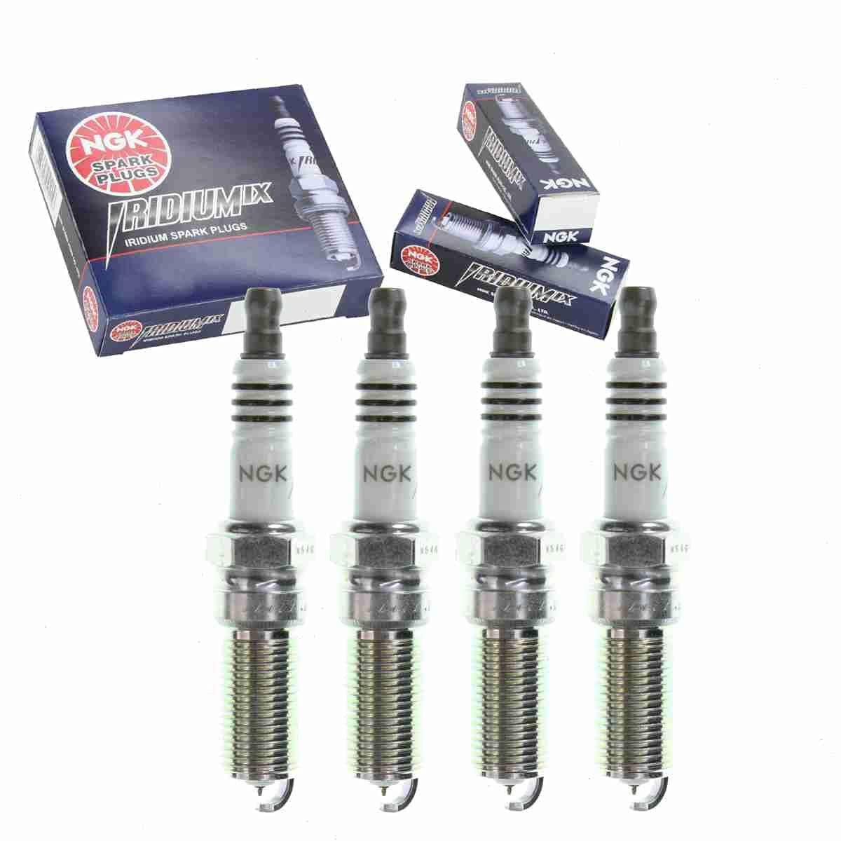 4 pc NGK Iridium IX Spark Plugs compatible with Mazda CX-7 2.3L L4 2007-2009