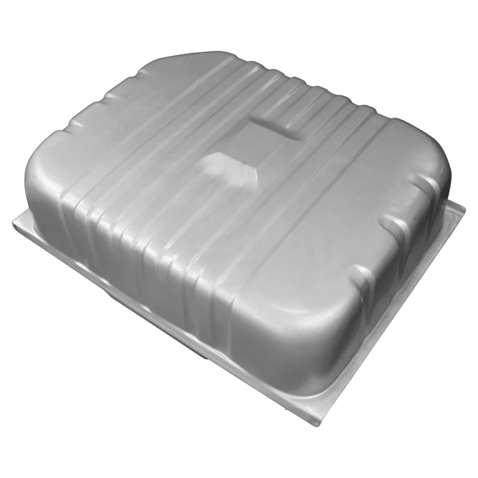 TRQ Rear Gas Fuel Tank - 38 Gallon, Alloy Steel, Compatible with 1987-1989 Ford F-150, F-250, F-350, Model FTA07573
