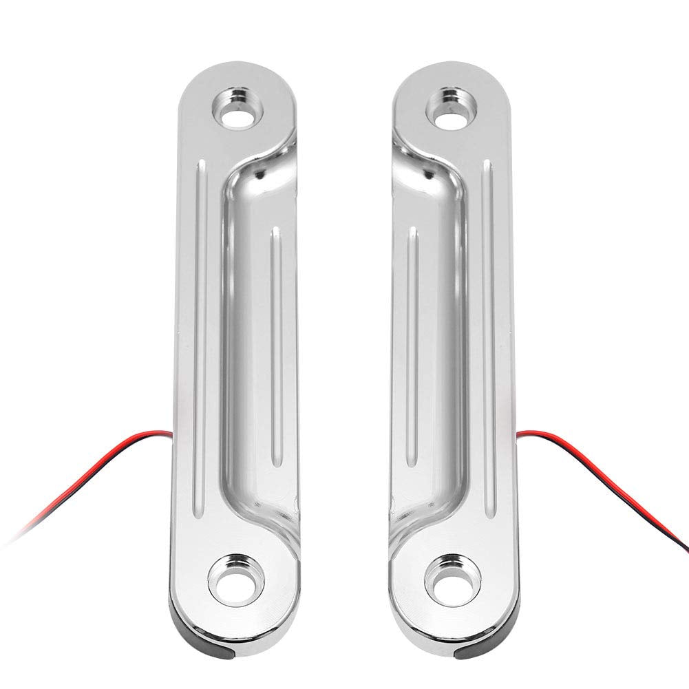 Hiyoyo Chrome Led Flush Fork Turn Signals Brackets For Harley Touring Electra Glide Street Glide 1997-2023