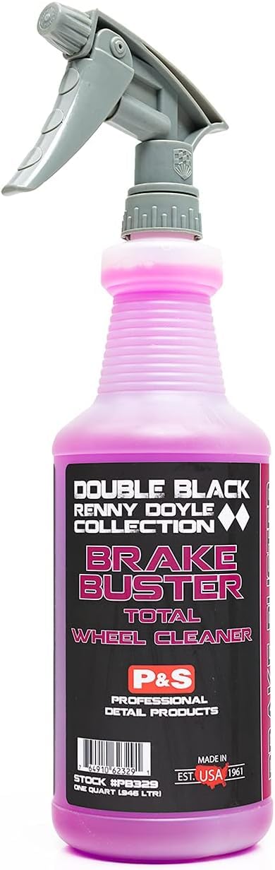P & S Professional Detail Products Brake Buster Wheel Cleaner - Non-Acid, Removes Brake Dust & Dirt - 32 Fl Oz