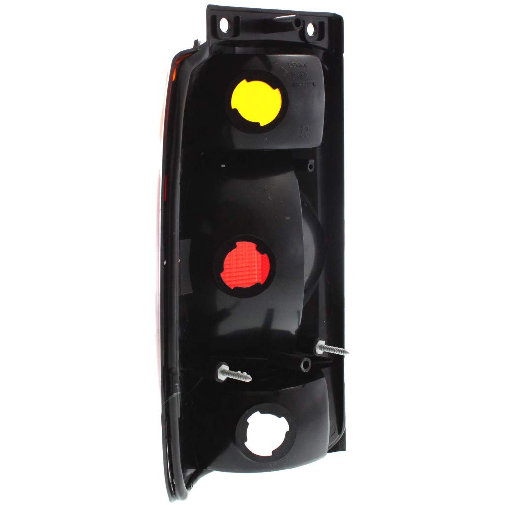 CarLights360 Rear Tail Lights Assembly for 1995-1997 Ford Explorer - Driver & Passenger Side, Smooth Finish, OEM Replacement