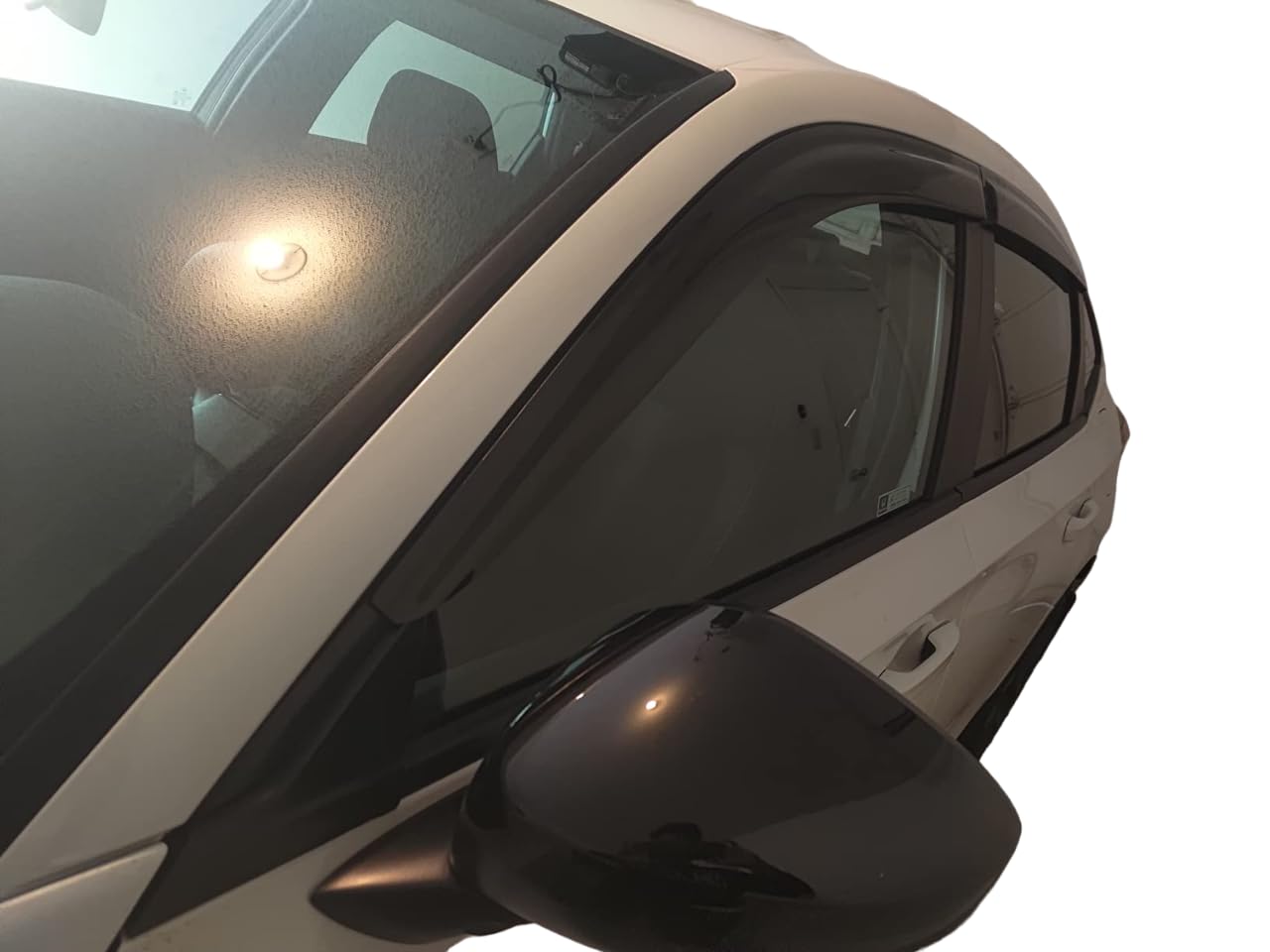 2022-2025 Tape-On Rain Guards For Honda Civic Hatchback Side Window Visor Deflectors Hb Lx Sport Touring Ex-L Tinted Vent Shades