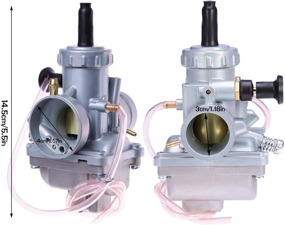 Carburetor W/Hose Compatible With Kawasaki Kx65 Kx80 Suzuki Rm65 Rm80 Rm85 Yamaha Yz80 Yz85