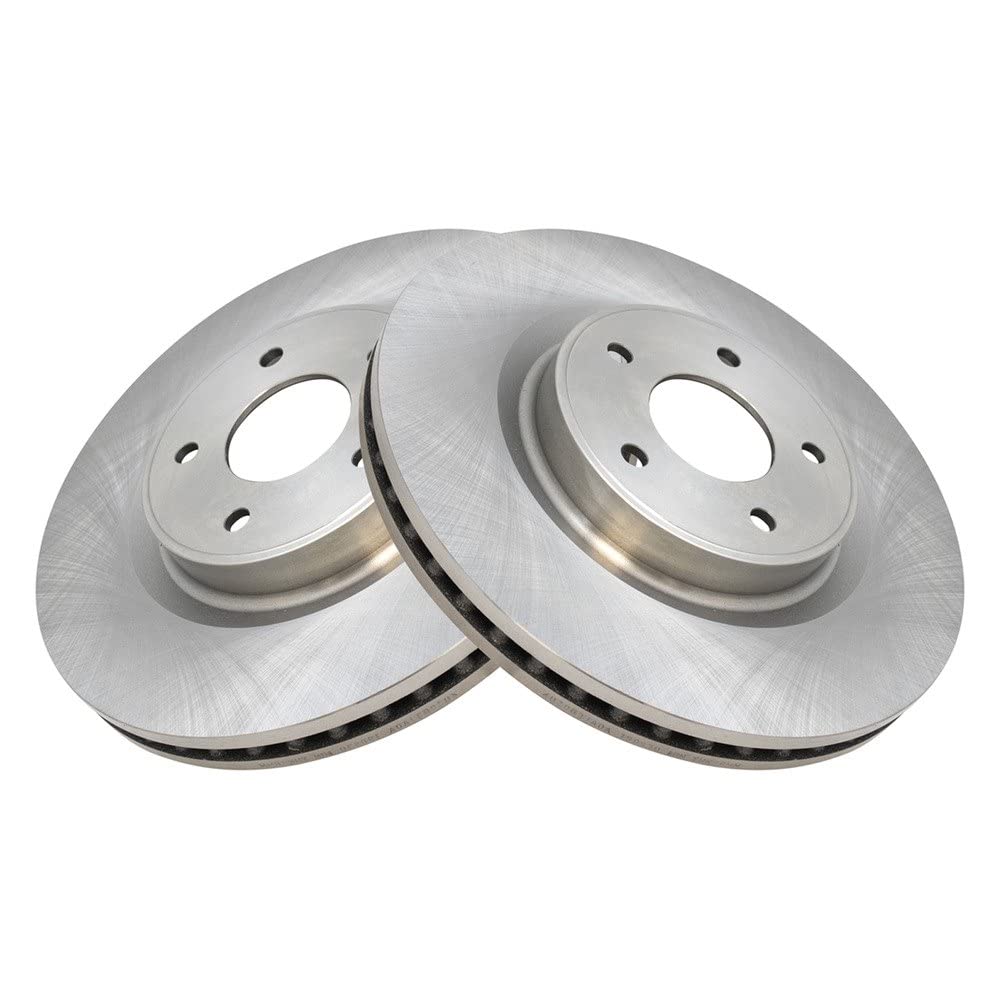 Trq Front Brake Rotors Set Vented Compatible With 2013 Infiniti Jx35 2014-2022 Q50 2017-2022 Q60 2016-2017 Qx50 2014-2020 Qx60 2