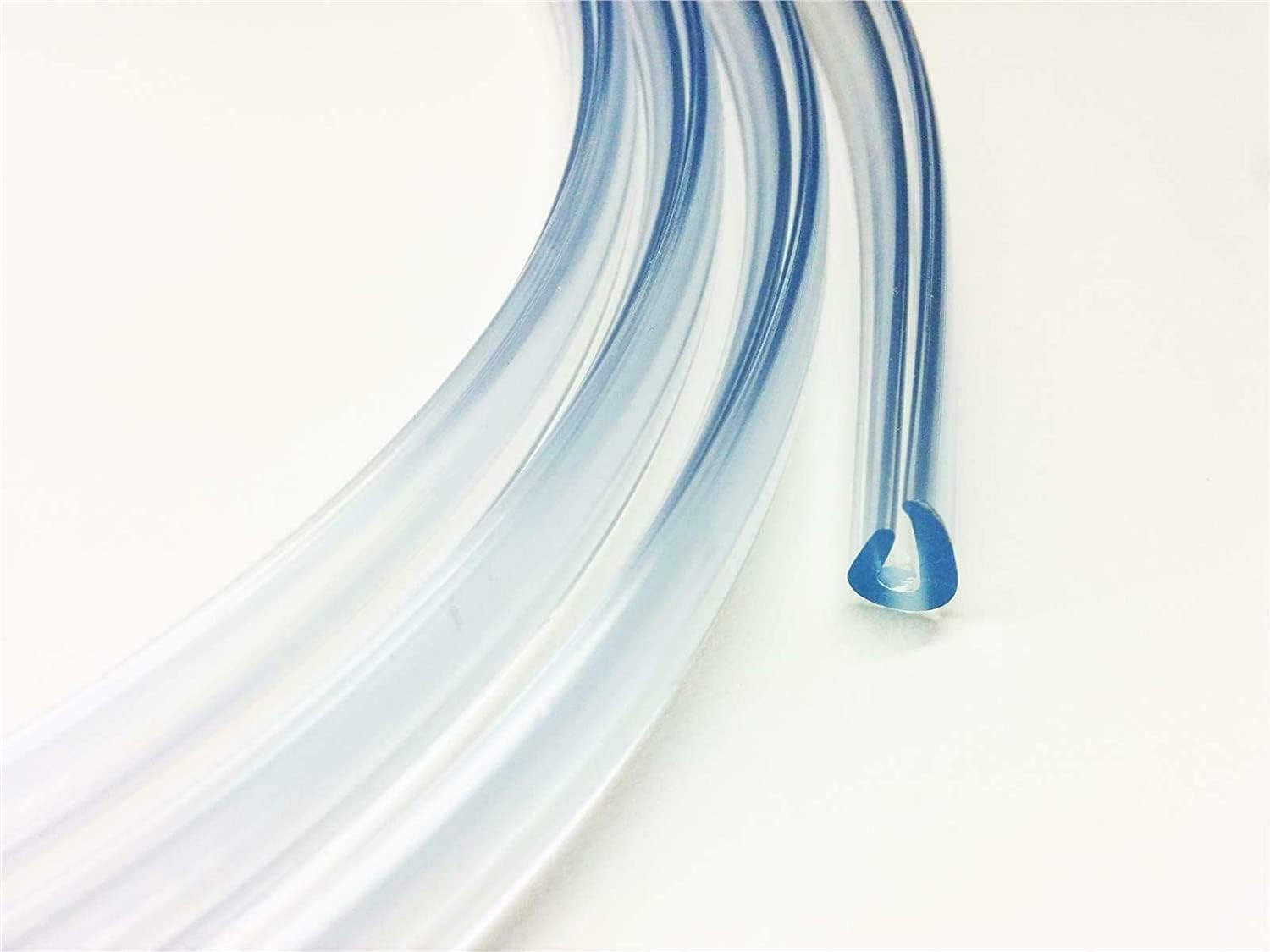 Car Door Edge Scratch Guard Trim Molding Protector Clear 5M (16Feet) Sticky Cover U Shape Air Vent Edge Decoration