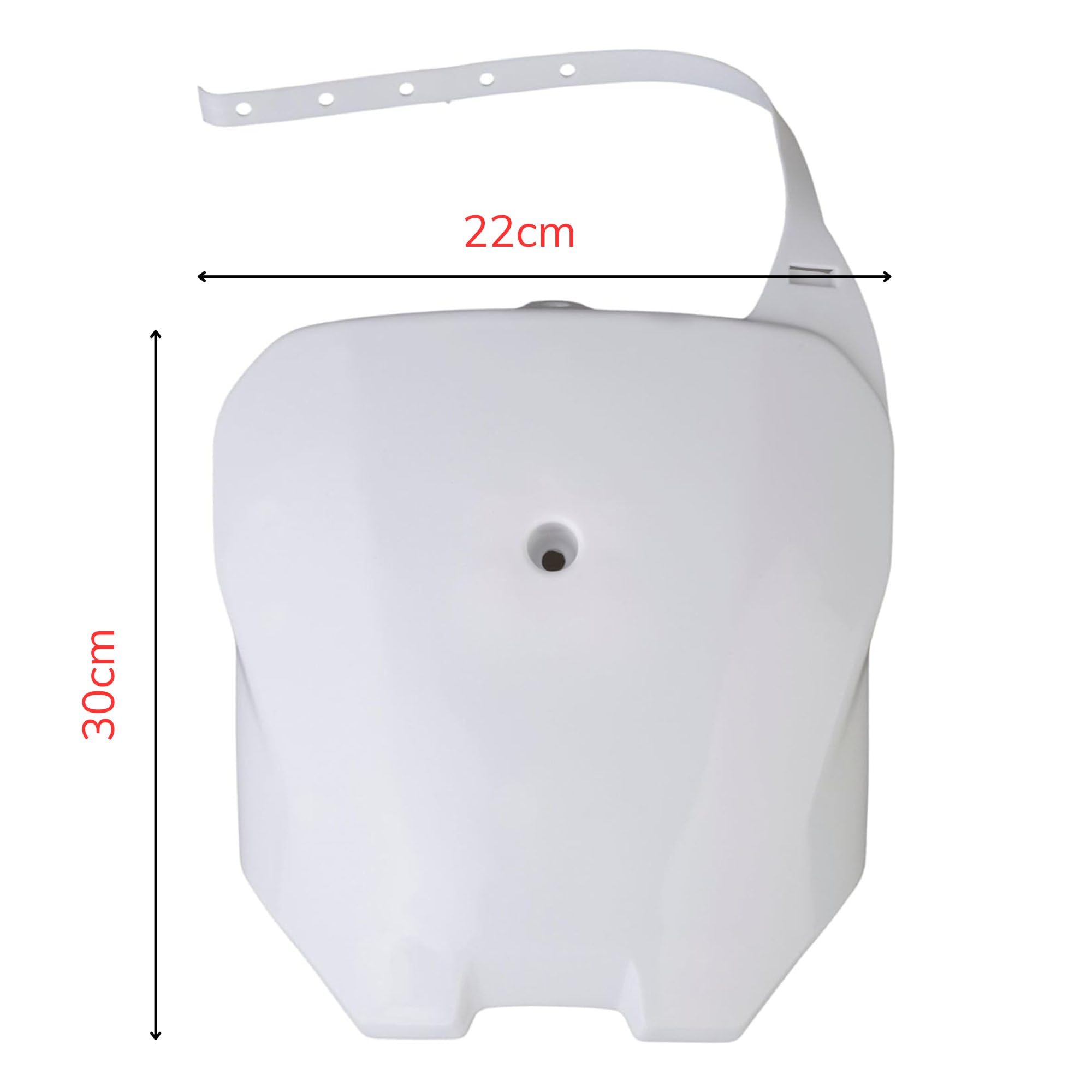 Motorcycle Front Number Plate - Plastic Bike Front Body Armor Fits for CRF70, CRF80, CRF100 - Motocross Parts Attachments for Di
