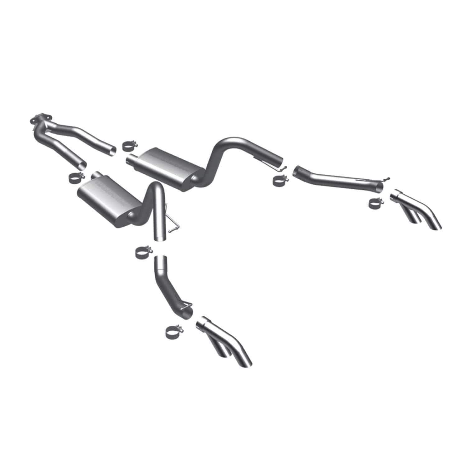 Magnaflow Performance Exhaust System 16830: Cat-Back, Street Series, For 1975-1981 Pontiac Firebird