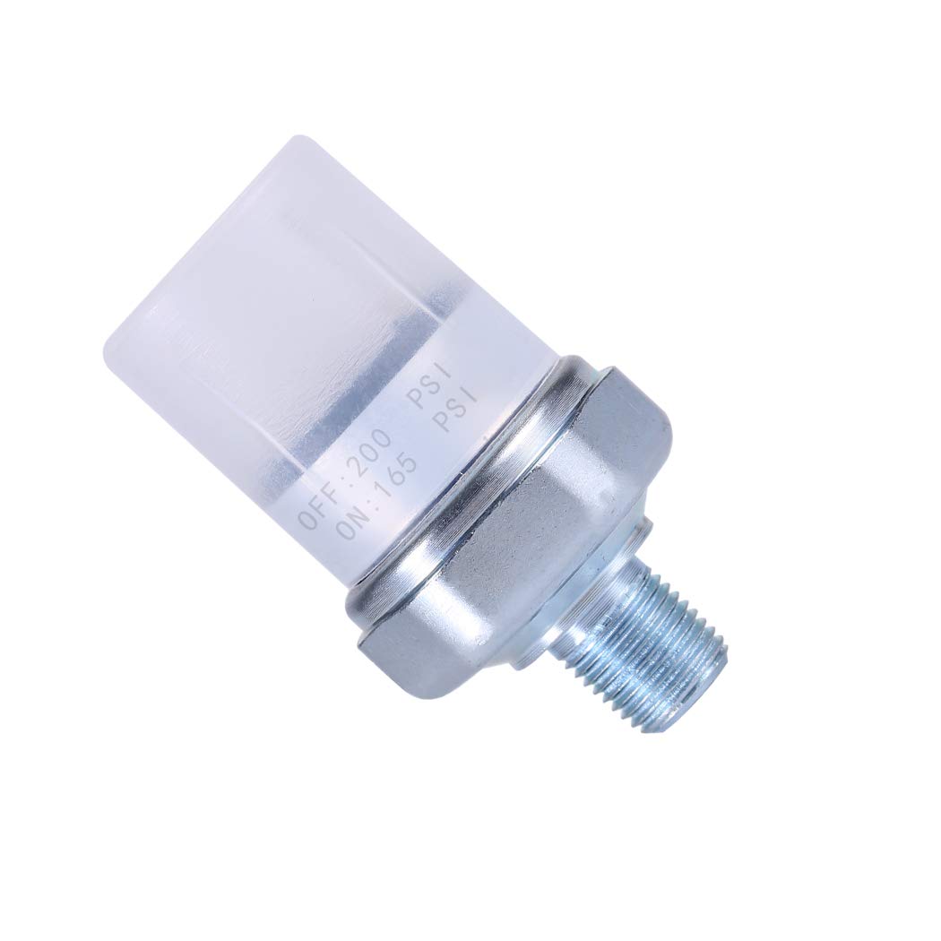 Air Pressure Switch 165-200 Pressure Switch 200 PSI Pressure Switch 1/8''-27 NPT DC 24V 12V Pressure Switch Air Compressor Press