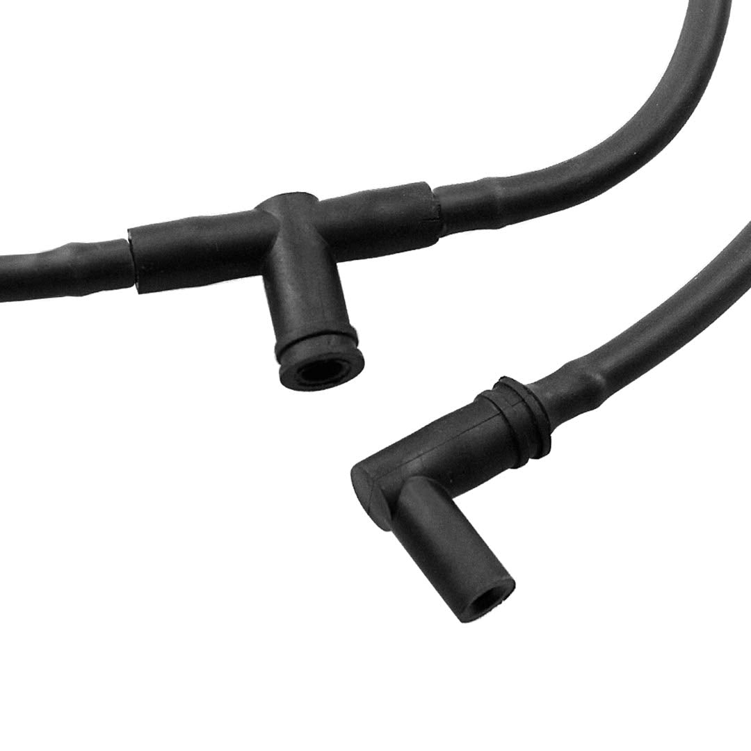 AMFRNE Windshield Washer Nozzle Hose Kit for Ford Super Duty F250 F350 F450 2011-2016, BC3Z-17K605-B, Black Rubber