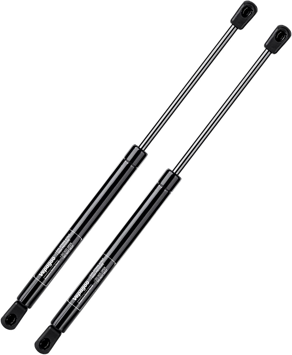 Vepagoo C1623609 14 Inch 30Lbs/133N Gas Shocks Struts Lift Support For Truck Tool Box, Leer Camper Shell Truck Topper Rear Window, Set Of 2.