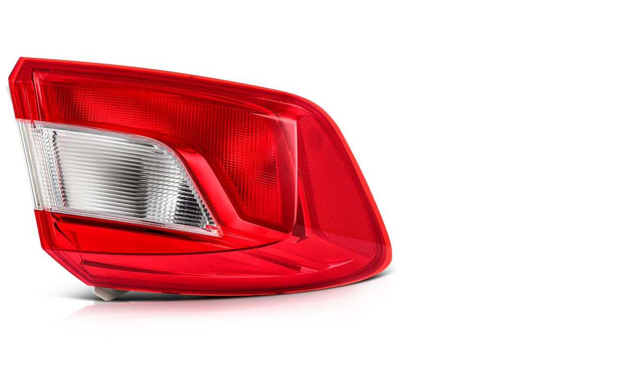 LBRST Tail Light Assembly Fit 2016-2019 for Cruze Passenger Side Tail Light Chrome Housing Red Lens GM2805124