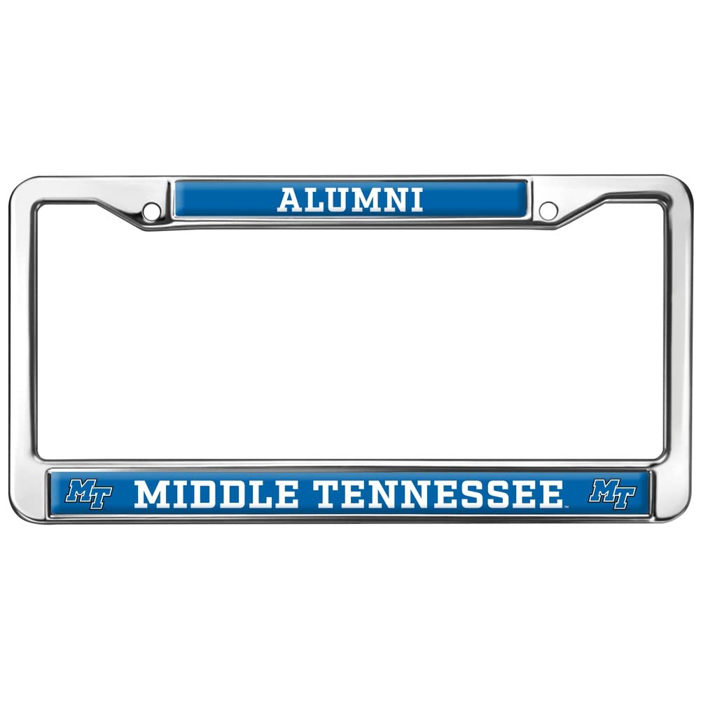 Middle Tennessee State Alumni Logo Full Size Standard License Plate Metal Frame
