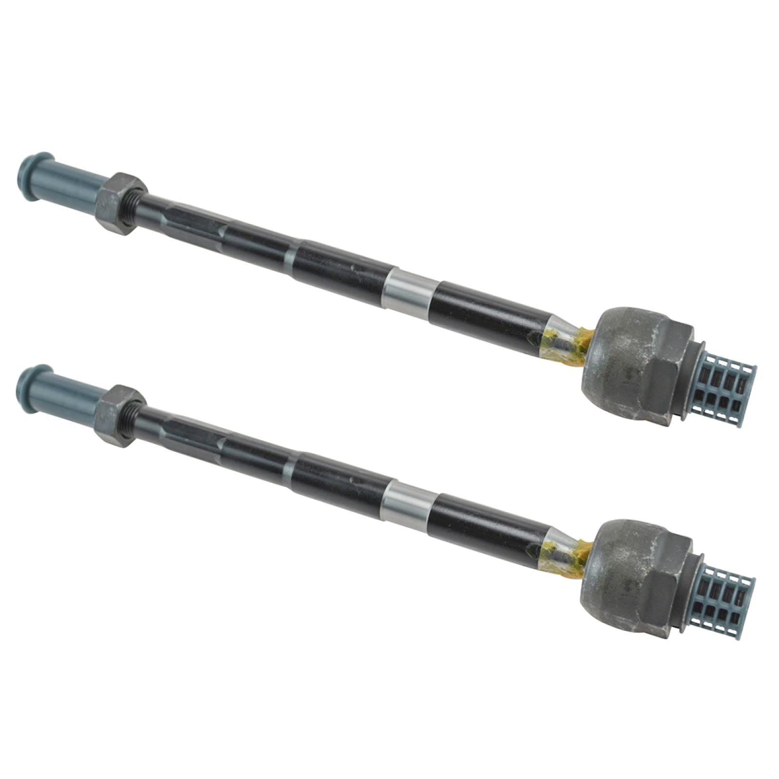 TRQ Front Inner Tie Rod Set Compatible with 2008-2017 Buick Enclave 2009-2017 Chevrolet Traverse 2007-2016 GMC Acadia 2017 Acadi