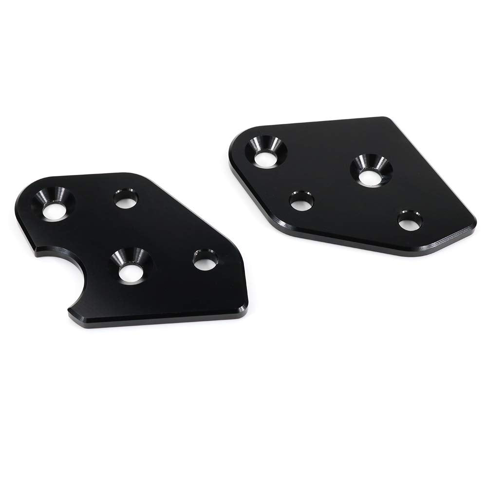 Xitomer 1 inch Foot Peg Lowering Kits, Black, Aluminum Alloy, Rear, Fit for DL650 / V-Strom 650 2004-2024 & DL1000 / V-Strom 100