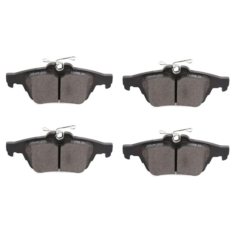 SCITOO D1564 Rear Semi-Metallic Brake Pads Sets Fit For Chevy 08-10,For Ford 10 12-19,For Jaguar 06-08 10-16,For Mazda 04-17,For