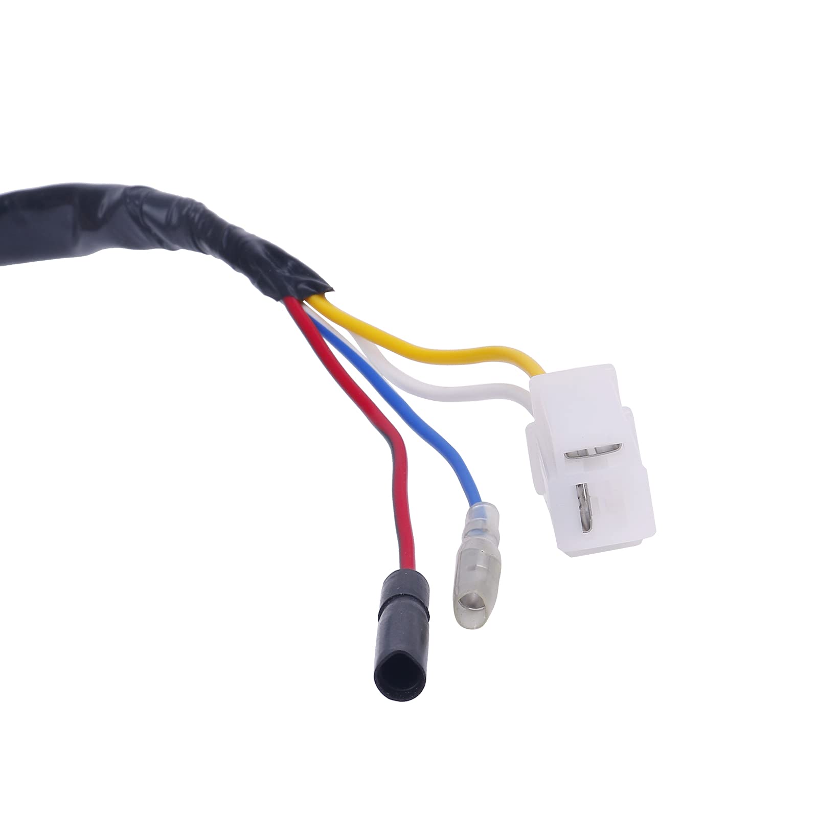 Glixal GY6 49cc 50cc 80cc 100cc 8-Poles Dual Ignition Coils Magneto Stator for 139QMB 139QMA Chinese Scooter Moped ATV Go-kart B