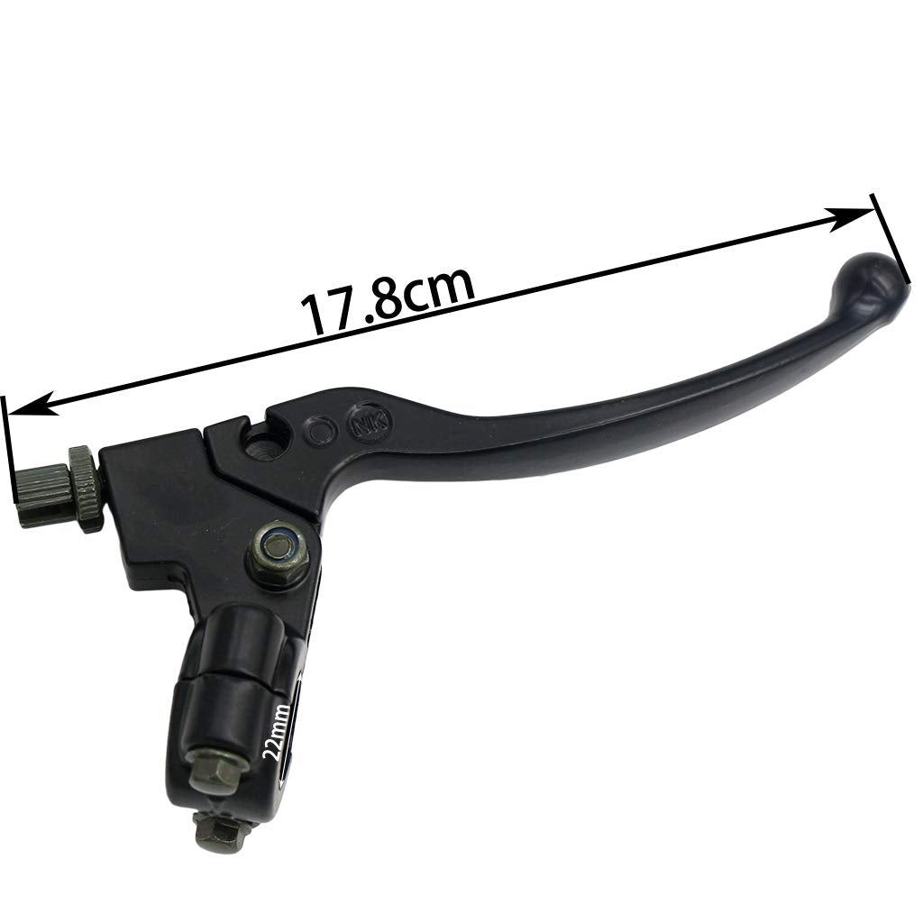 CNCMOTOK Left Right 7/8'' 22mm Clutch Brake Handle Levers Perch Compatible with Honda XR80 XR100 CRF70 CRF80 CRF100 Pit Dirt Mot