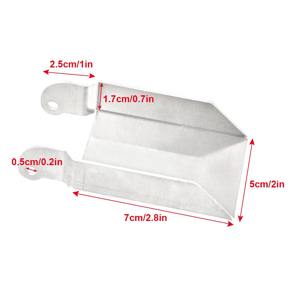 COOL STAR Front Storage Lid Hinge Kit for Polaris Sportsman 450/570/850 (2015-2017) - Aluminum Bracket with Bolts and Screws