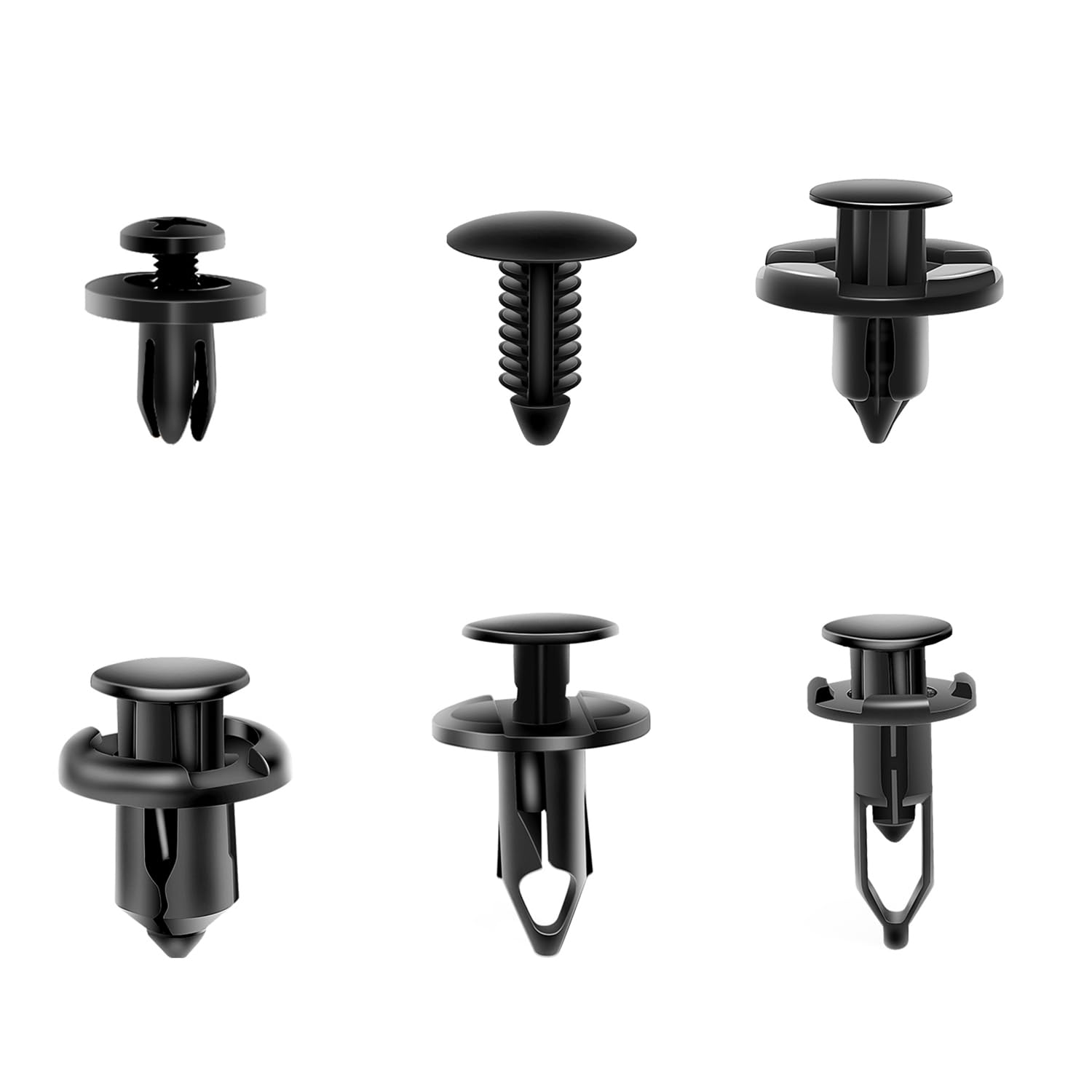 Nilight 400Pcs Car Retainer Clips 6Mm 7Mm 8Mm 9Mm 10Mm Expansion Screws Replacement Kit Bumper Push Rivet Clips For Gm Ford Toyo