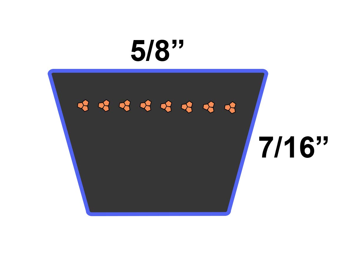 D&D Powerdrive 75-540 Oregon Kevlar Replacement Belt