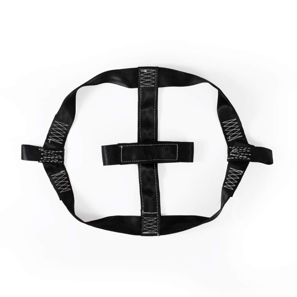 Moto4U Universal Motorcycle Rear Wheel Tie Down Strap In Black