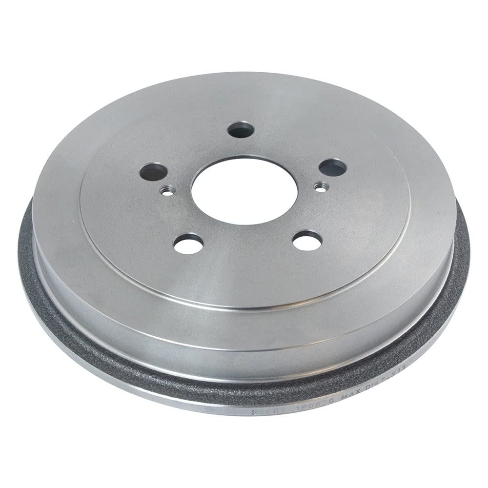 Trq Rear Brake Drum Pair Set For 2000-2005 Toyota Celica / 2003-2008 Toyota Corolla / 2004-2008 Toyota Prius