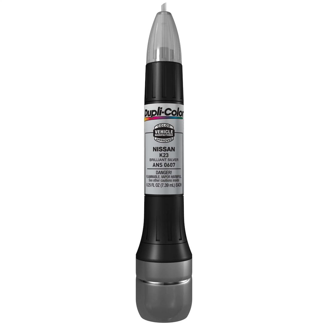 Dupli-Color Ans0607 Scratch Fix All-In-1 Exact-Match Automotive Touch-Up Paint – Nissan Brilliant Silver – 0.25 Oz. Paint Pen