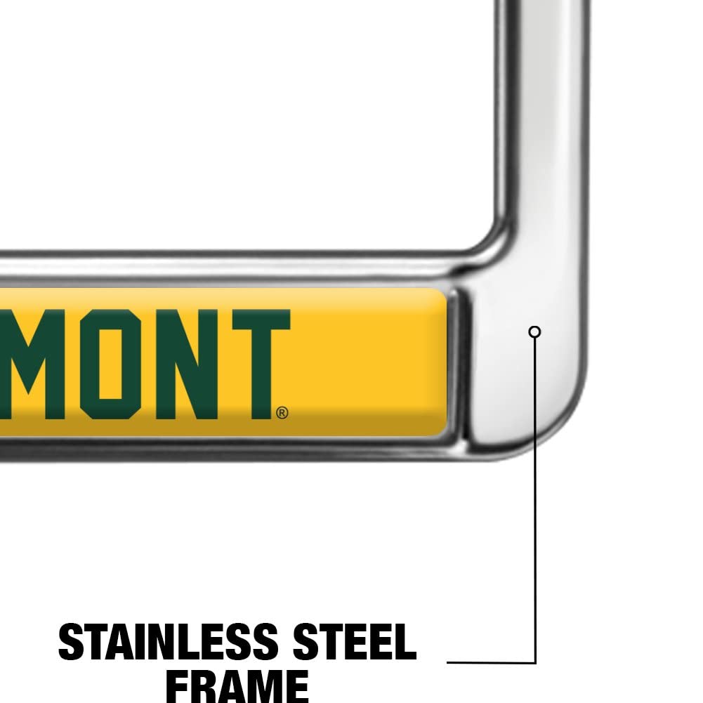 University of Vermont Alumni Logo Full Size Standard License Plate Metal Frame