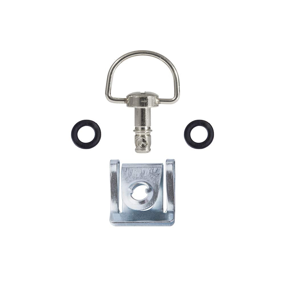 Moto4U Quick Release D-Ring Race Fasteners 17Mm Chrome Silver (10 Pack)