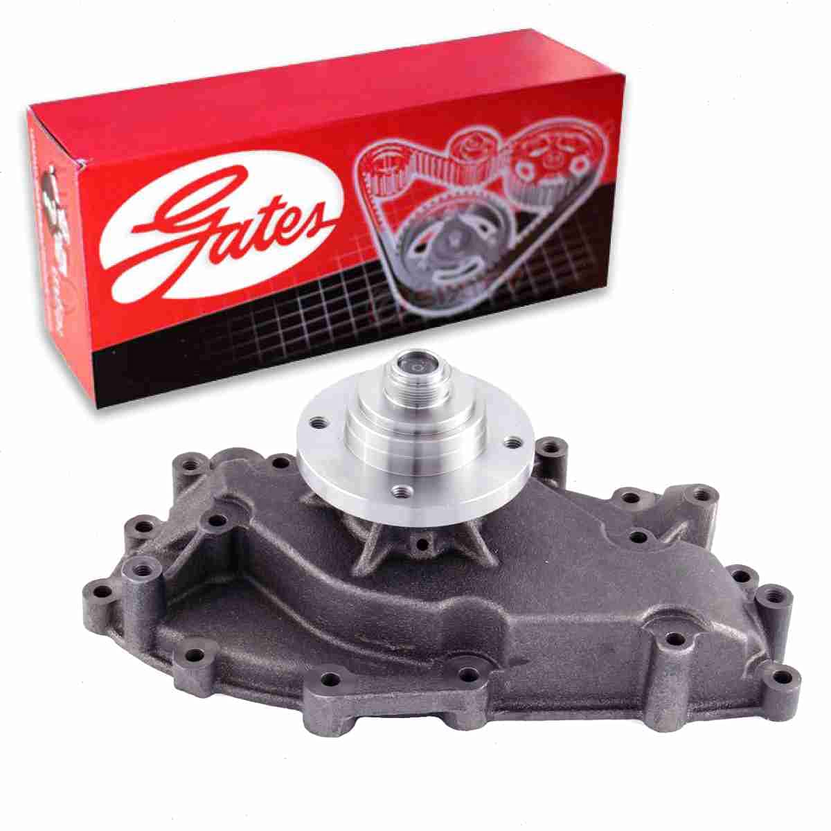 Sixity Auto Gates Engine Water Pump for Ford F-350 6.9L/7.3L V8 Truck (1983-1994)