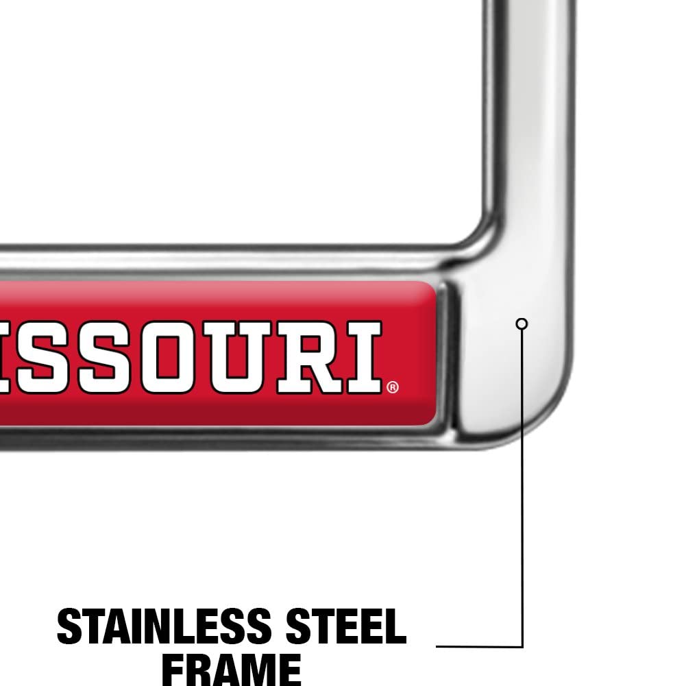 Central Missouri Alumni Logo Full Size Standard License Plate Metal Frame