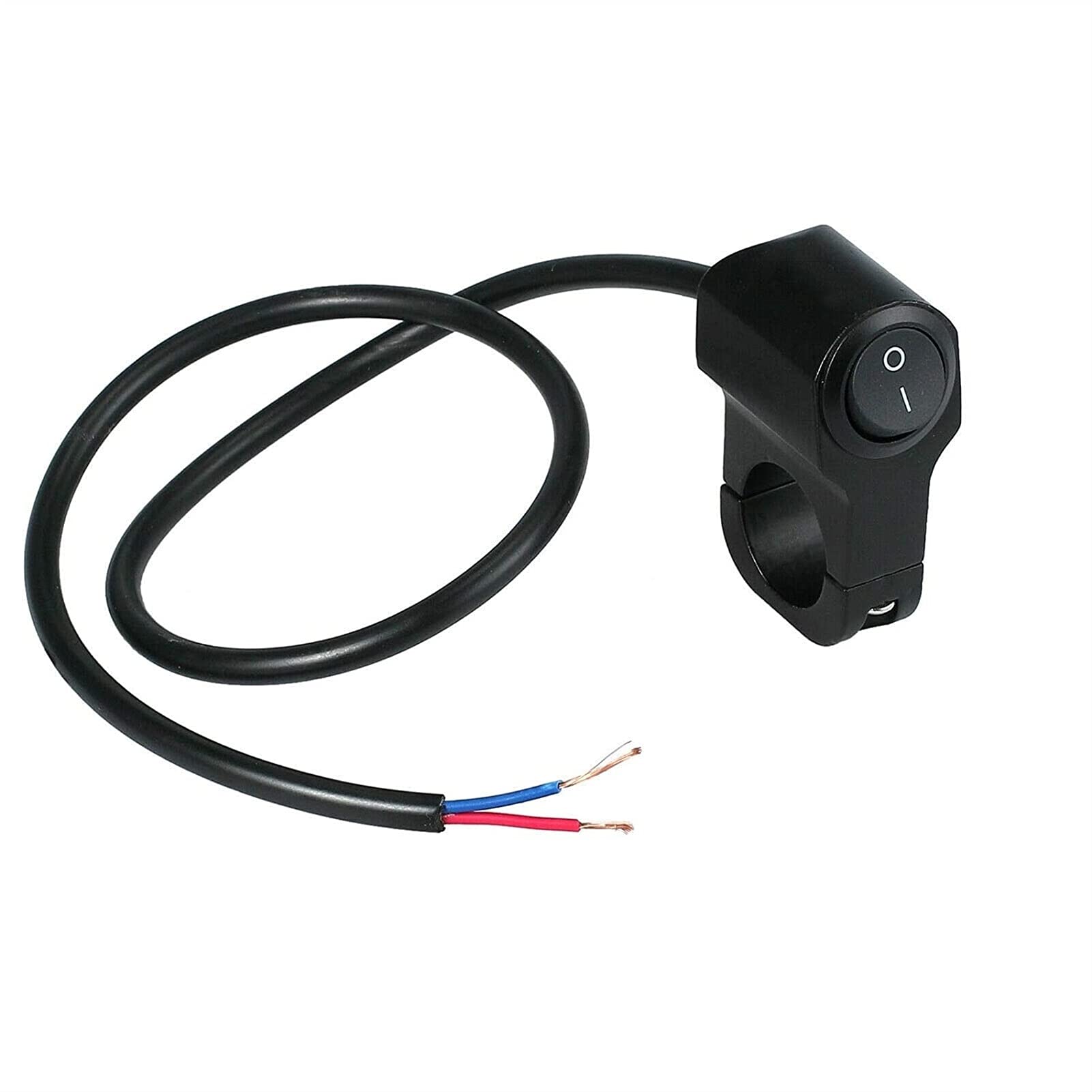 RAYANA 12V Motorcycle Handlebar Waterproof Control Switch CNC Aluminum for 7/8'' 23mm(22mm) Diameter Handlebar (for Spotlight He