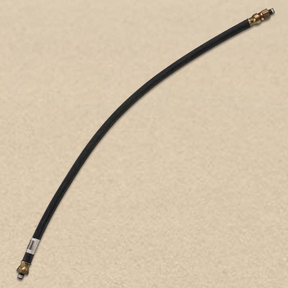 3/8' Air Hose Assembly - 26' - 1/4'-18 (1 Fixed & 1 Swivel) - Max Op 225 Psi