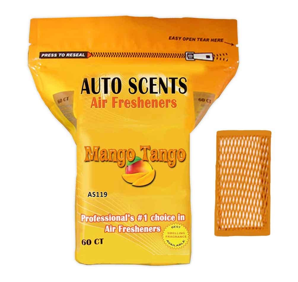 Mango Tango Scent Professional Air Freshener Pads - Remove the Worst Smells with These Heavy Duty Pads (60 Pads Per Pack) (Mango