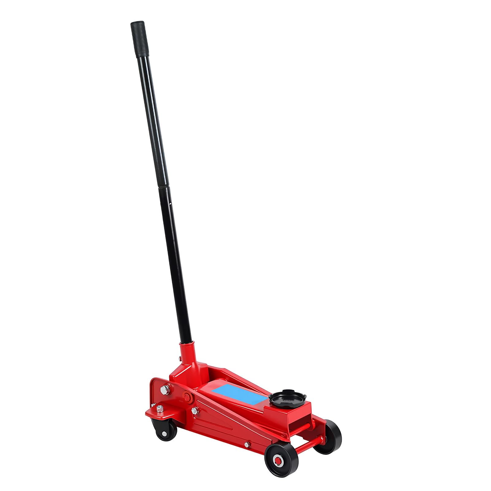3 Ton Floor Jack, Heavy Duty Steel Car Jack with Single Piston Rapid Lift, 5.5 to 18.5 Lifting Range,Ultra Low Profile Floor Jac