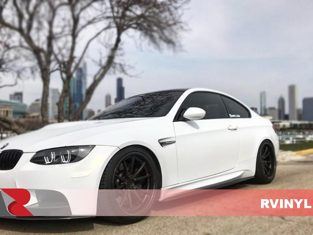 3M 2080 Series Sp240 Satin Frozen Vanilla Dual Cast Car Wrap Vinyl Film And Controltac Air Release Adhesives - 1Ft X 1Ft - Bubbl