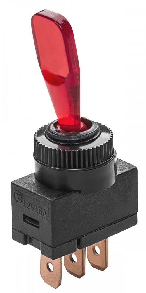 Whitecap S8086C Illuminated Toggle Switch [on/off/o