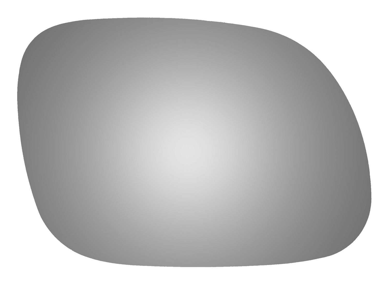 Burco 5607 Passenger Side Replacement Mirror Glass For 14-18 Kia Soul