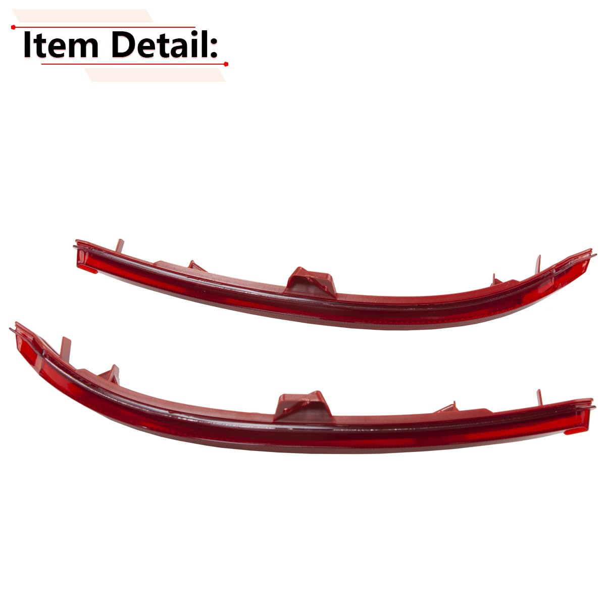 RLB-HILON Rear Bumper Reflector Compatible with Honda Accord 2018 2019 2020 2021 2022 Year, for HO1184113 HO1185113 33555-TVA-A0