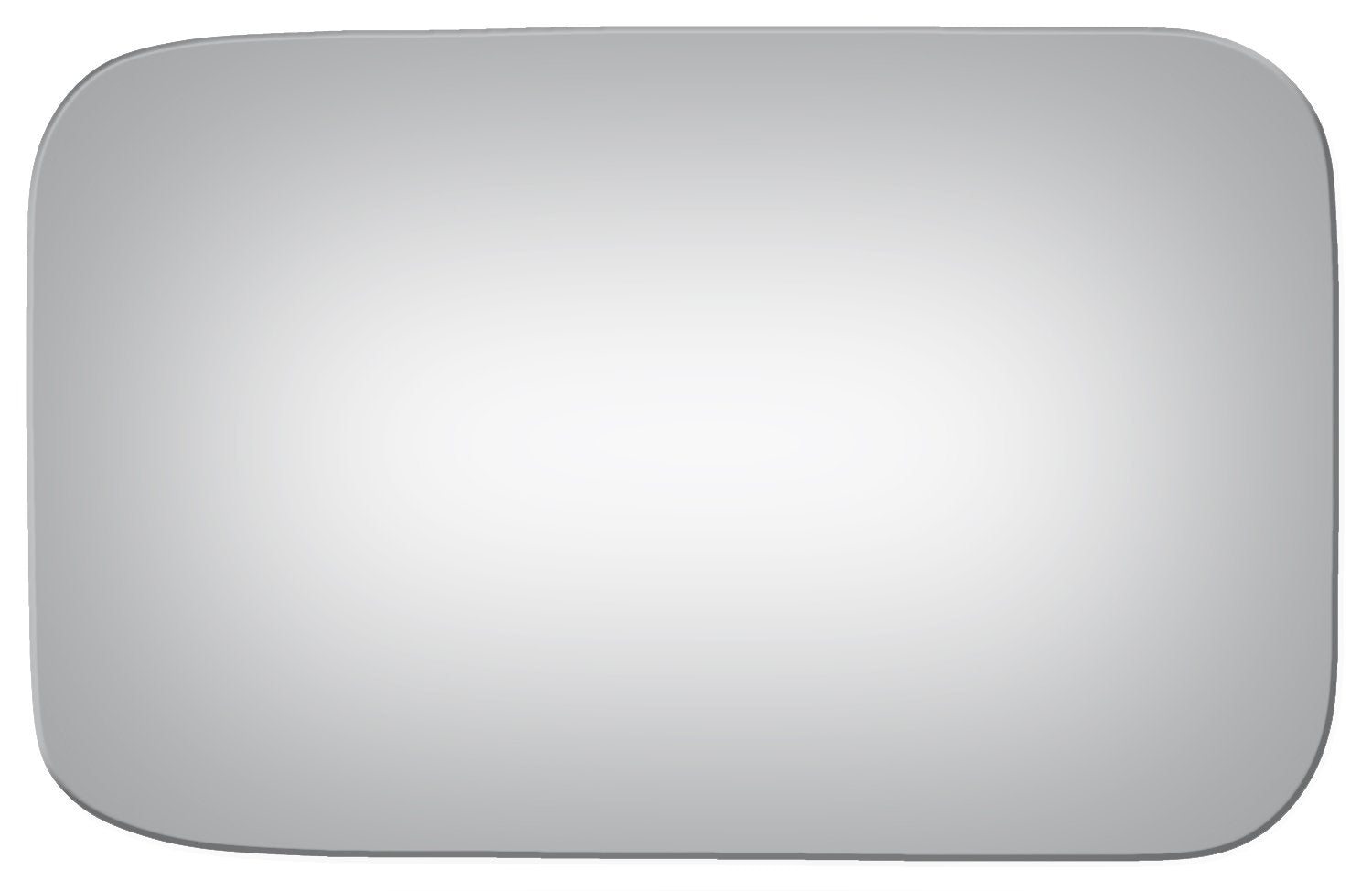 Burco 2224 Flat Driver Or Passenger Side Manual Replacement Mirror Glass (Mount Not Included) For Ford Bronco E-150 E-250 E-350 