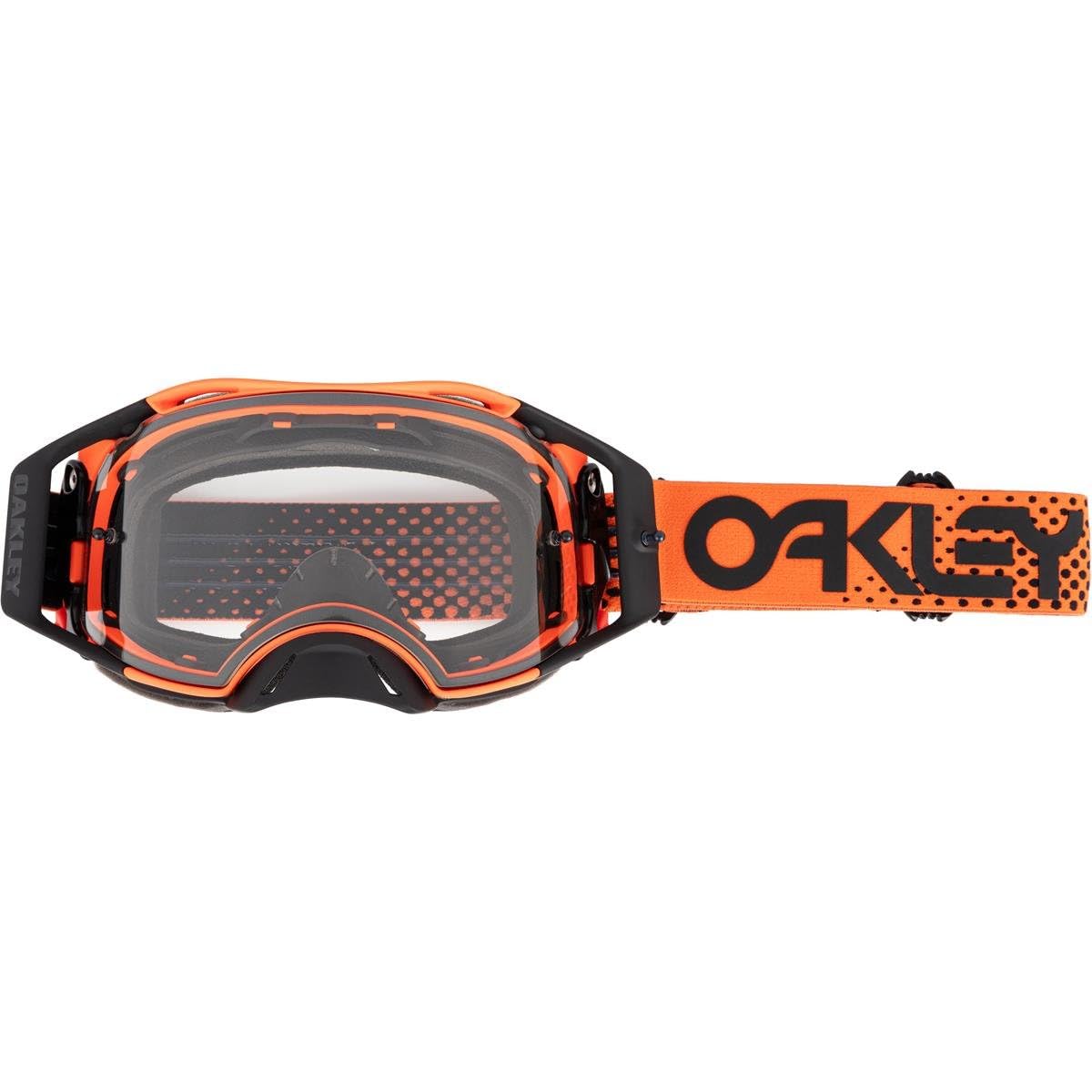 Oakley Airbrake MX Goggles, Moto Orange B1B w Clear